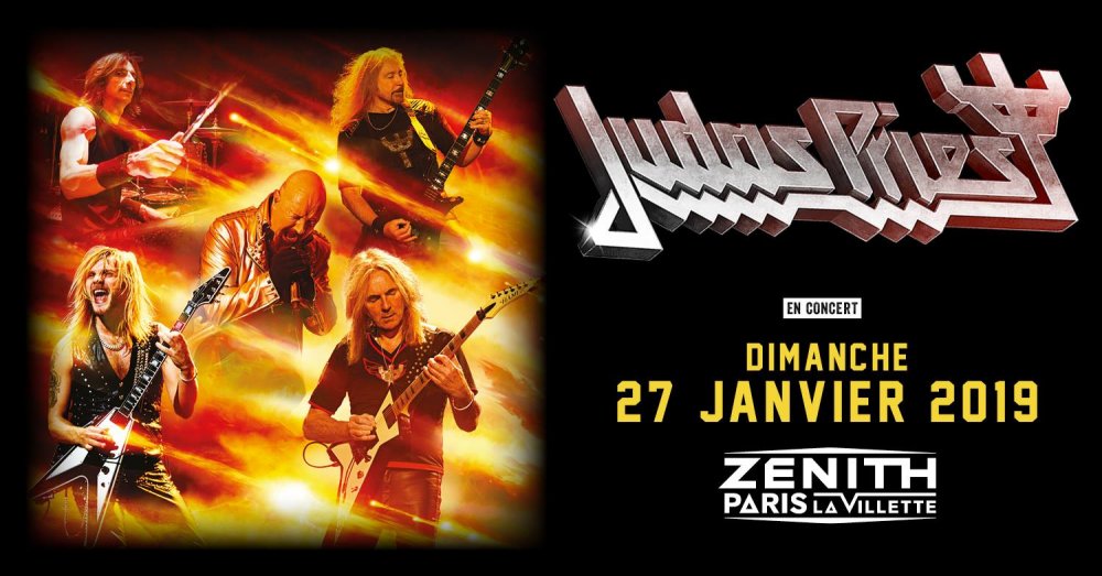 Concert Judas Priest au Zénith de Paris
